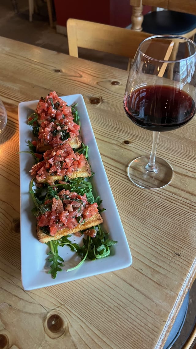 Bruschetta.