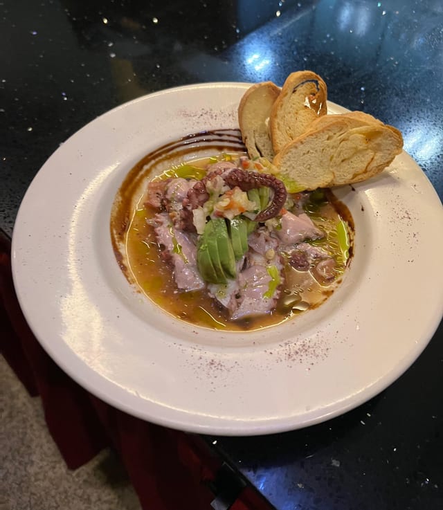 Tuna Carpaccio.