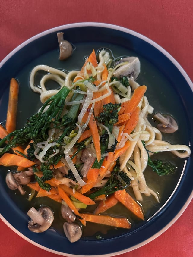 Fettuccine Primavera.