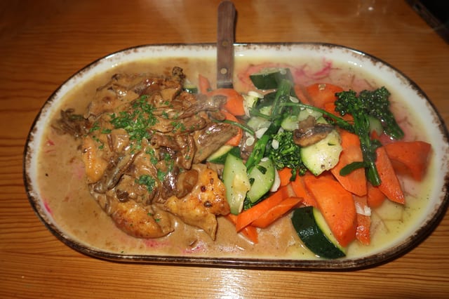 Pollo al Marsala.