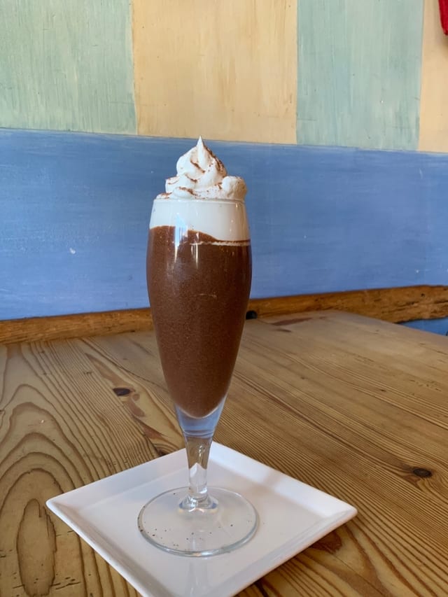 Dark Chocolate Mousse.