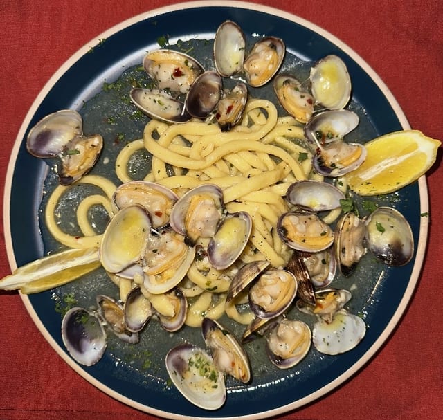 Fettuccine alle Vongole.