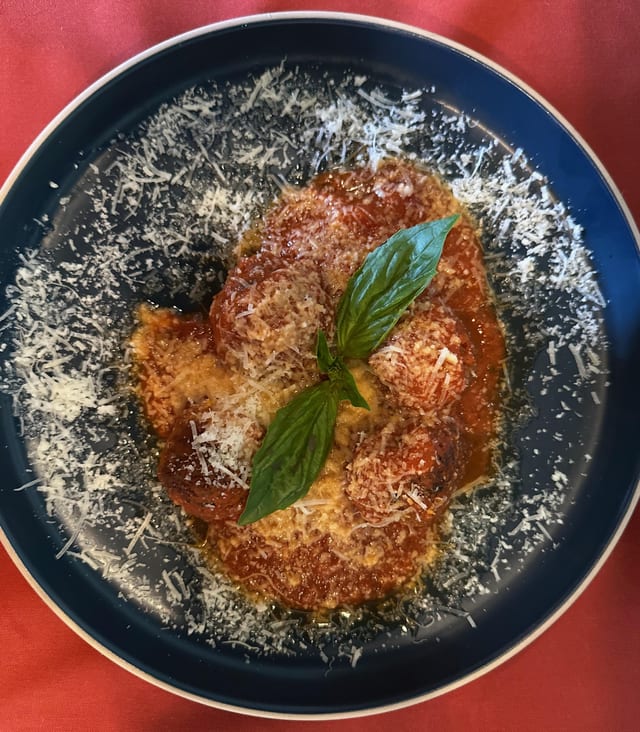 Polpette con Salsa.